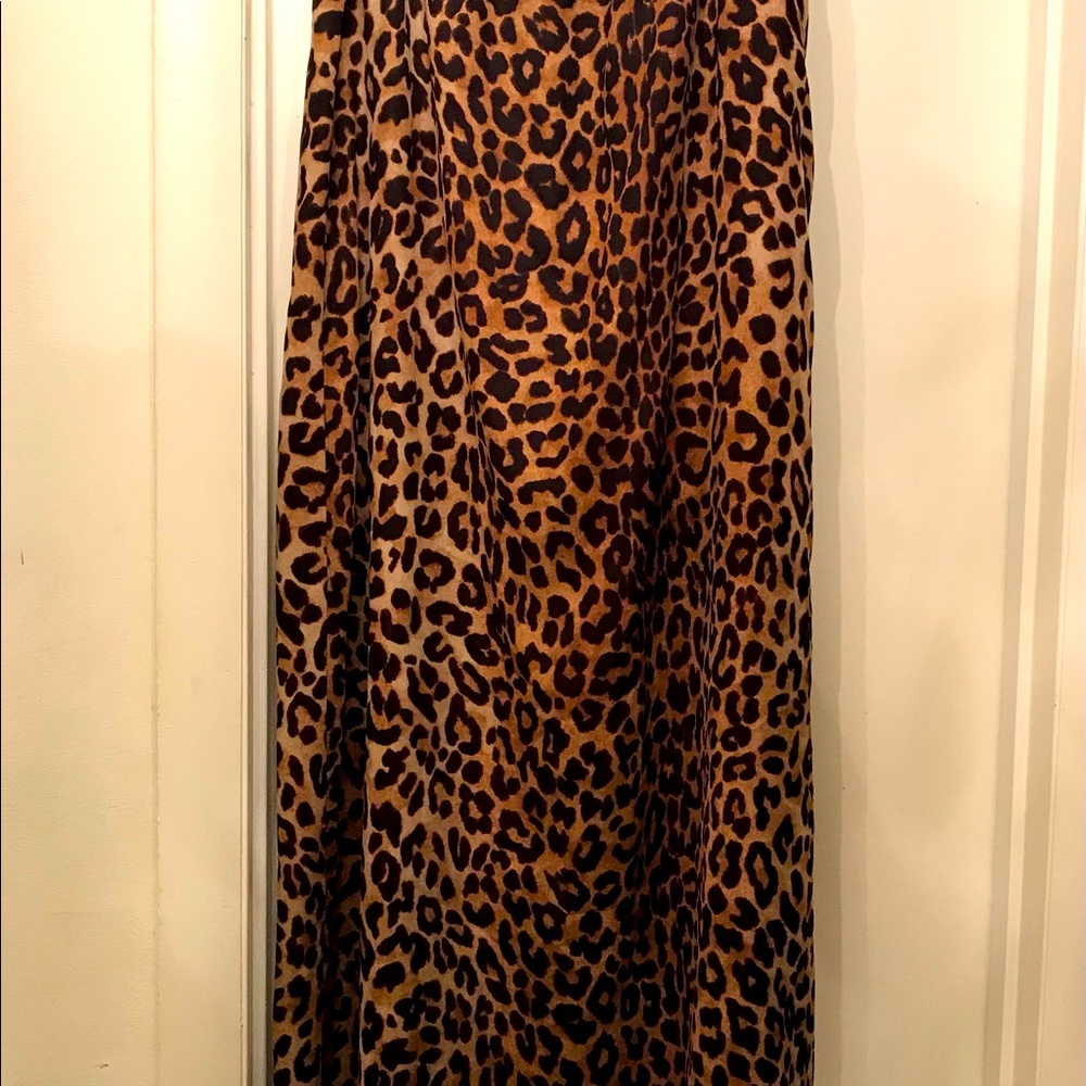 Leopard Jones New York Signature maxi skirt. Size medium.